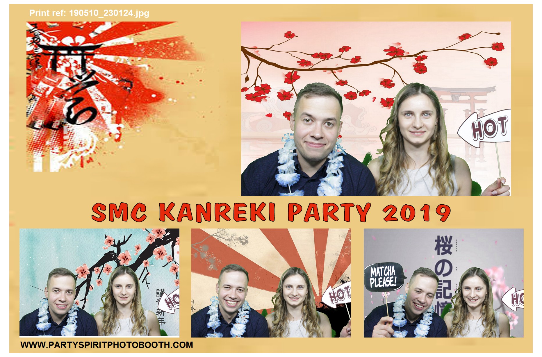 60th Japanese Theme Event | View more photos from the event at gallery.partyspiritphotobooth.com/u/PartySpiritPhotoBooth/60th-Japanese-Theme-Event